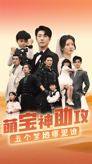 萌宝神助攻，五个爹地哪里逃（77集）热门情感家庭短剧
