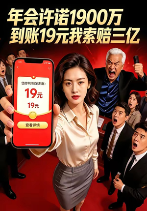 年会许诺1900万，到账19元我索赔三亿（75集）短剧来了精彩继续