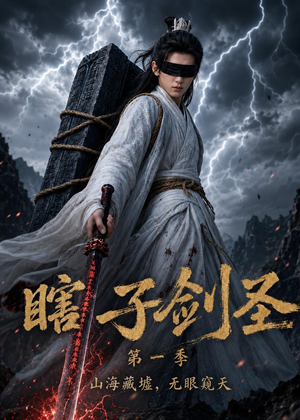 瞎子剑圣第一季，山海藏墟，无眼窥天（148集）巨好看的短剧推荐