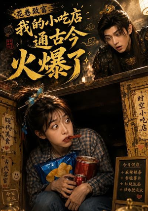 花卷致富：我的小吃店通古今火爆了（111集）农村短剧分享农村生活