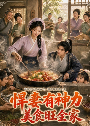 悍妻有神力，美食旺全家（75集）古装短剧热门推荐
