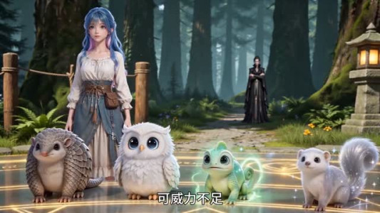 魔女御兽：我的四小只是祖龙血脉（48集）推荐热门短剧全集